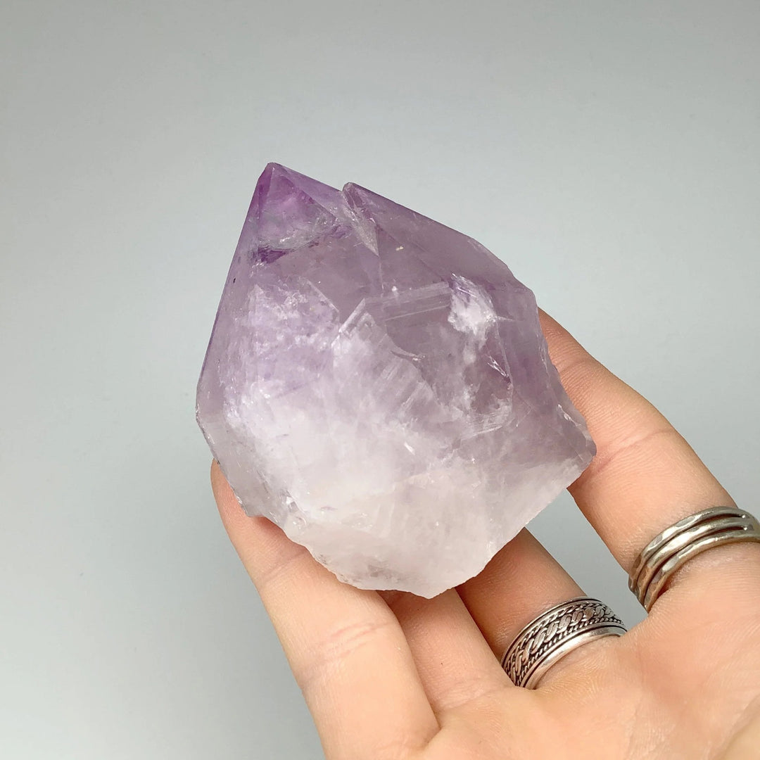 Amethyst Half Polished Point