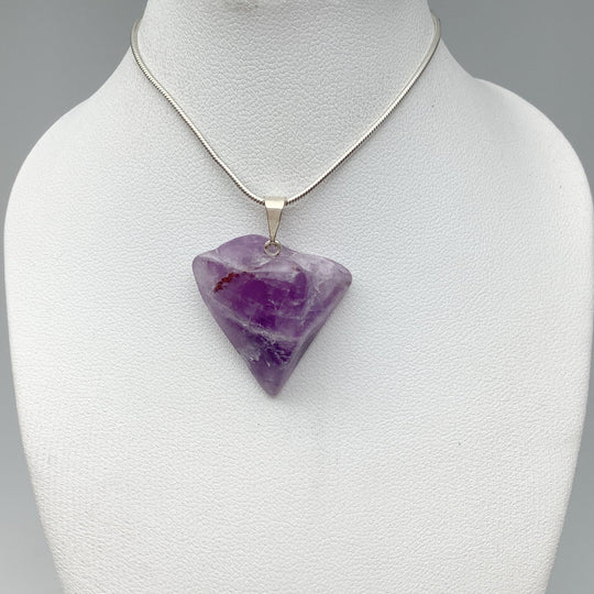 Amethyst Tumble Pendant