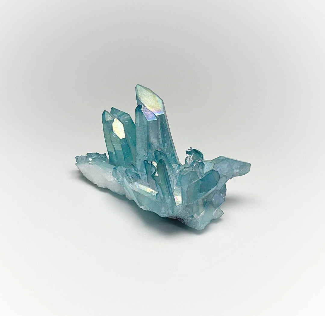 Aqua Aura Quartz Cluster