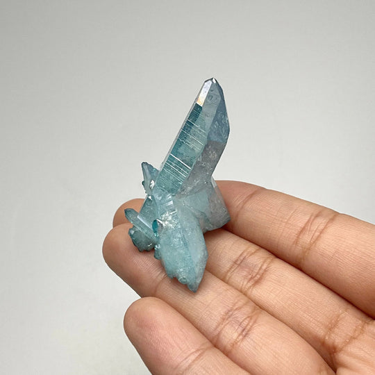 Aqua Aura Quartz Cluster