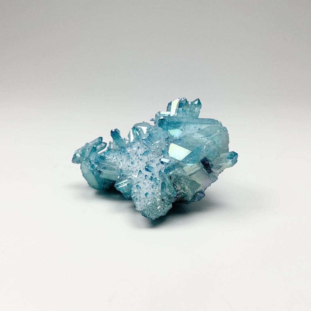 Aqua Aura Quartz Cluster