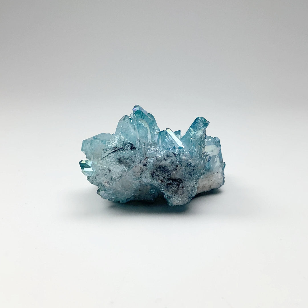 Aqua Aura Quartz Cluster