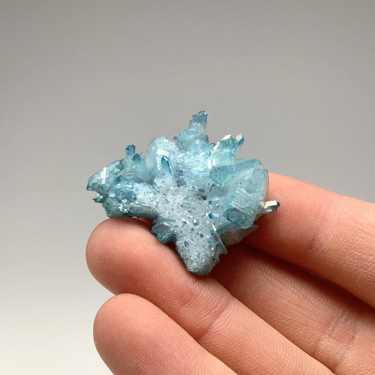 Aqua Aura Quartz Cluster