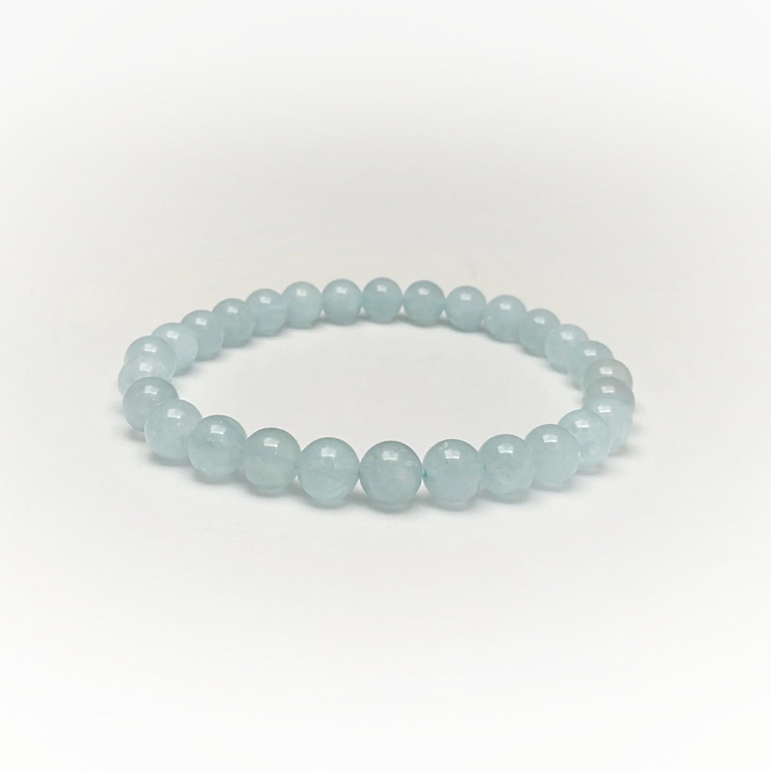 Aquamarine Beaded Bracelet