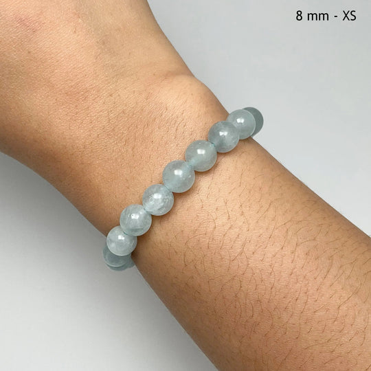 Aquamarine Beaded Bracelet