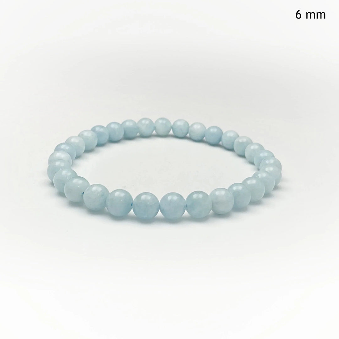 Aquamarine Beaded Bracelet