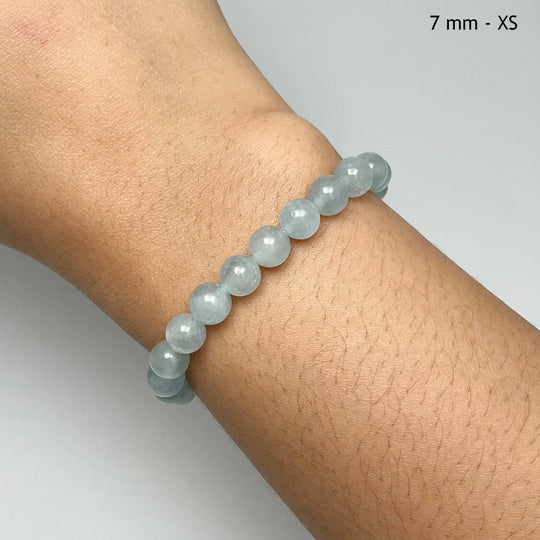 Aquamarine Beaded Bracelet