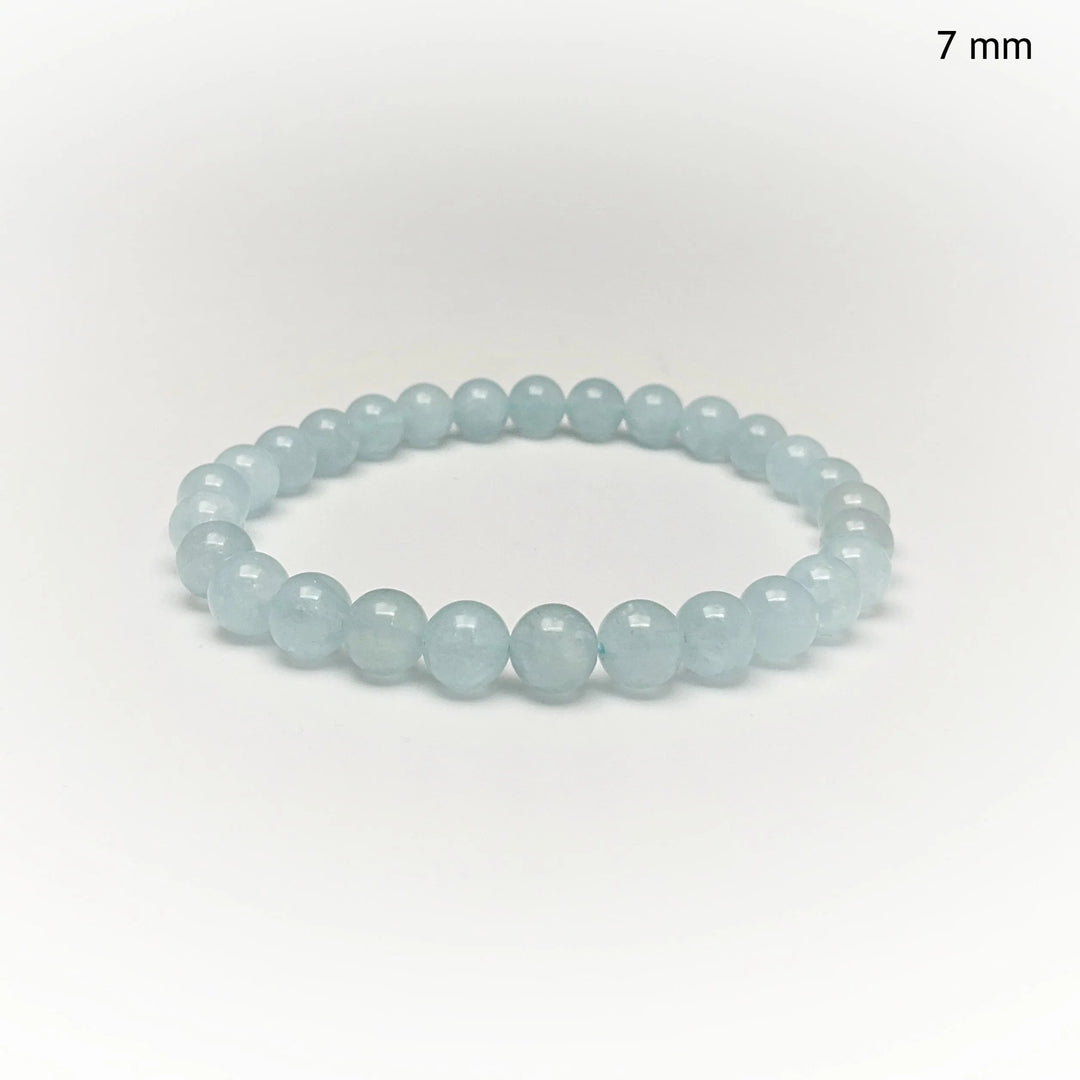 Aquamarine Beaded Bracelet