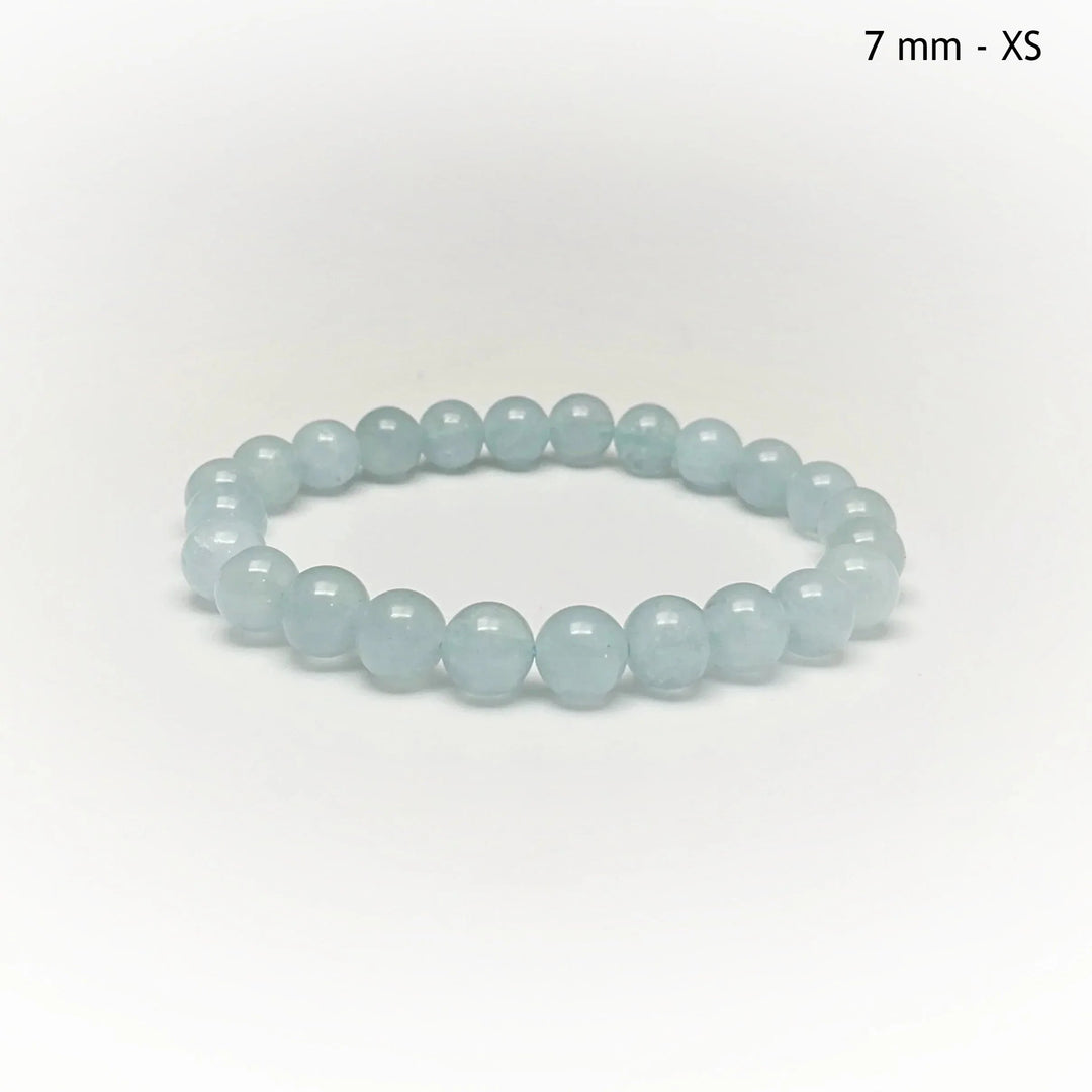 Aquamarine Beaded Bracelet