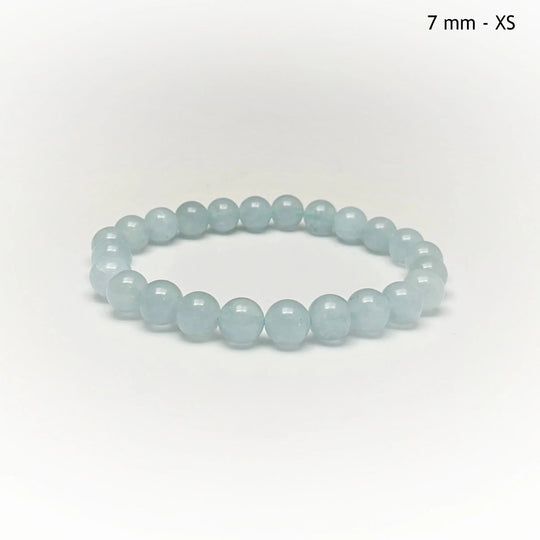 Aquamarine Beaded Bracelet