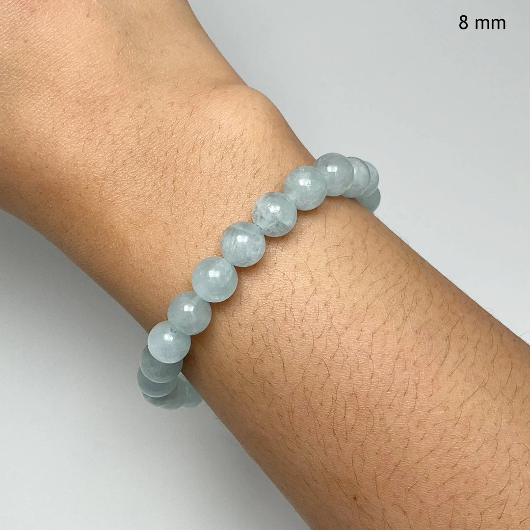 Aquamarine Beaded Bracelet