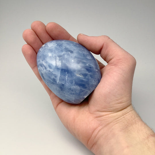 Blue Calcite Stand Up