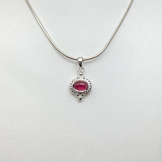 Pink Tourmaline Pendant