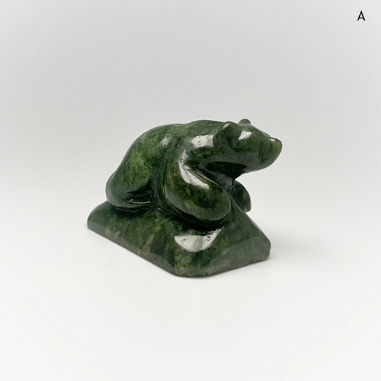 BC Jade Bear Carving