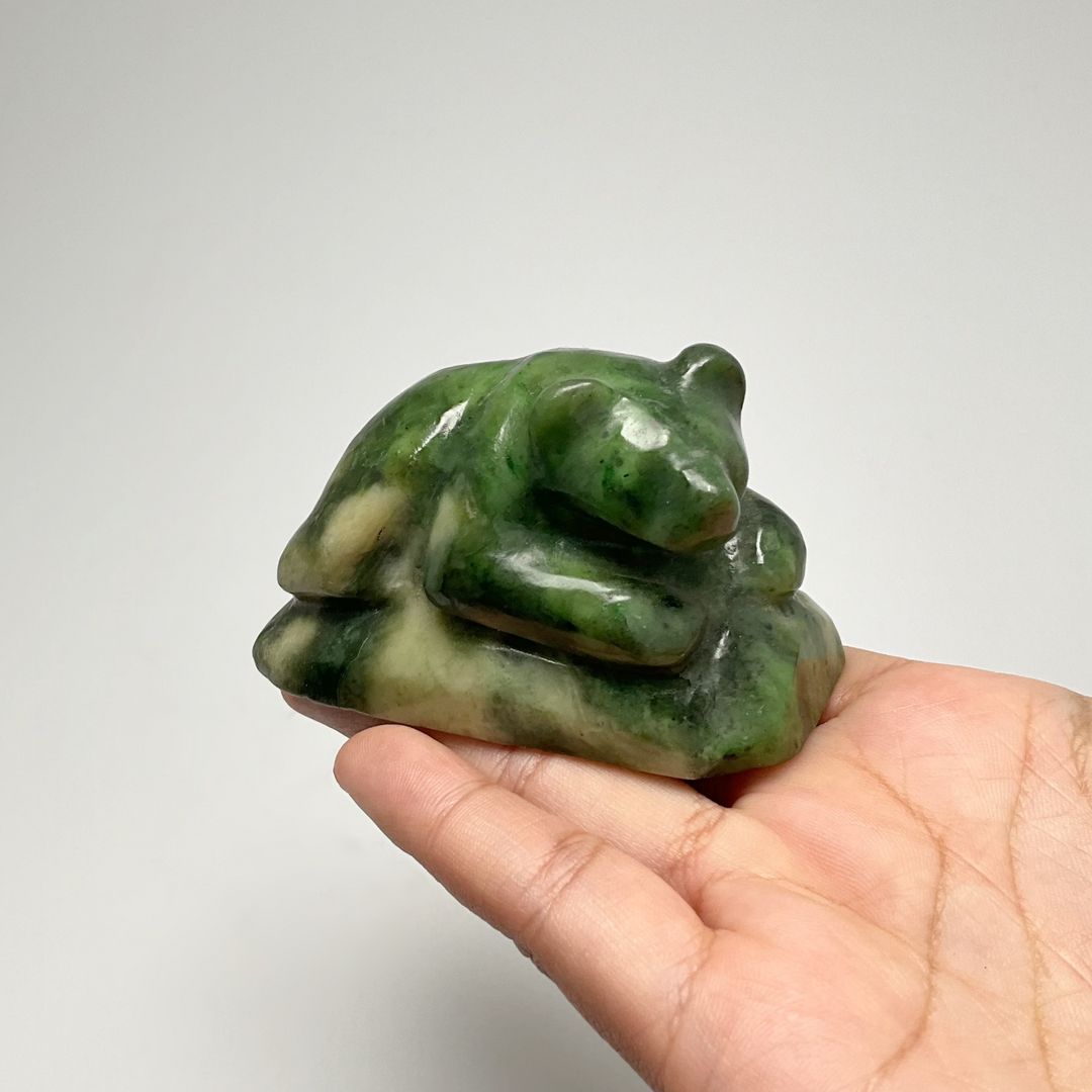 BC Jade Bear Carving