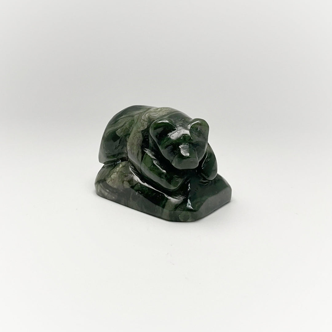 BC Jade Bear Carving