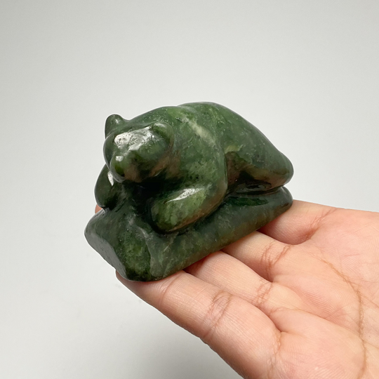 BC Jade Bear Carving