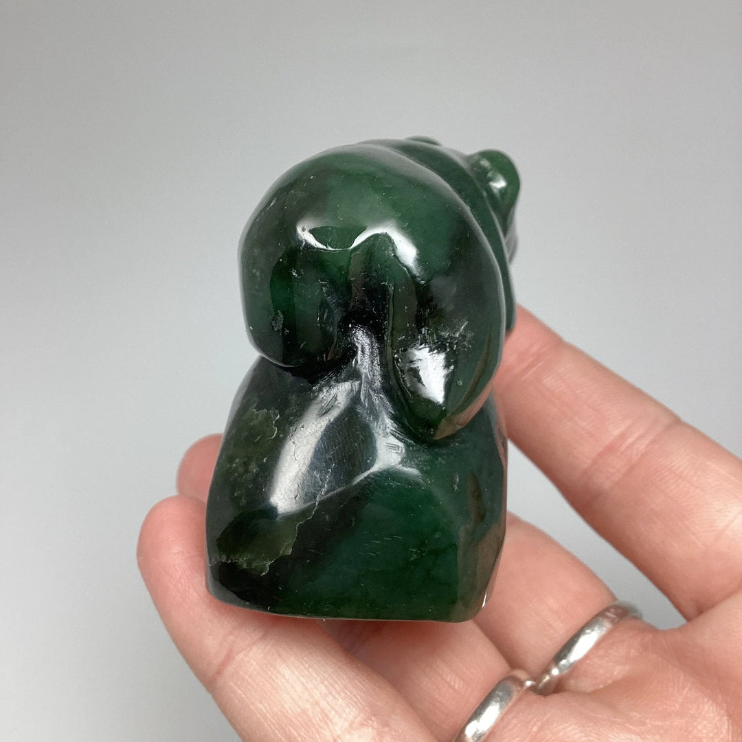 BC Jade Bear Carving