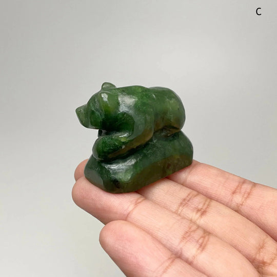 BC Jade Bear Carving