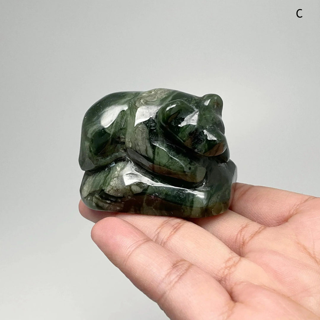 BC Jade Bear Carving