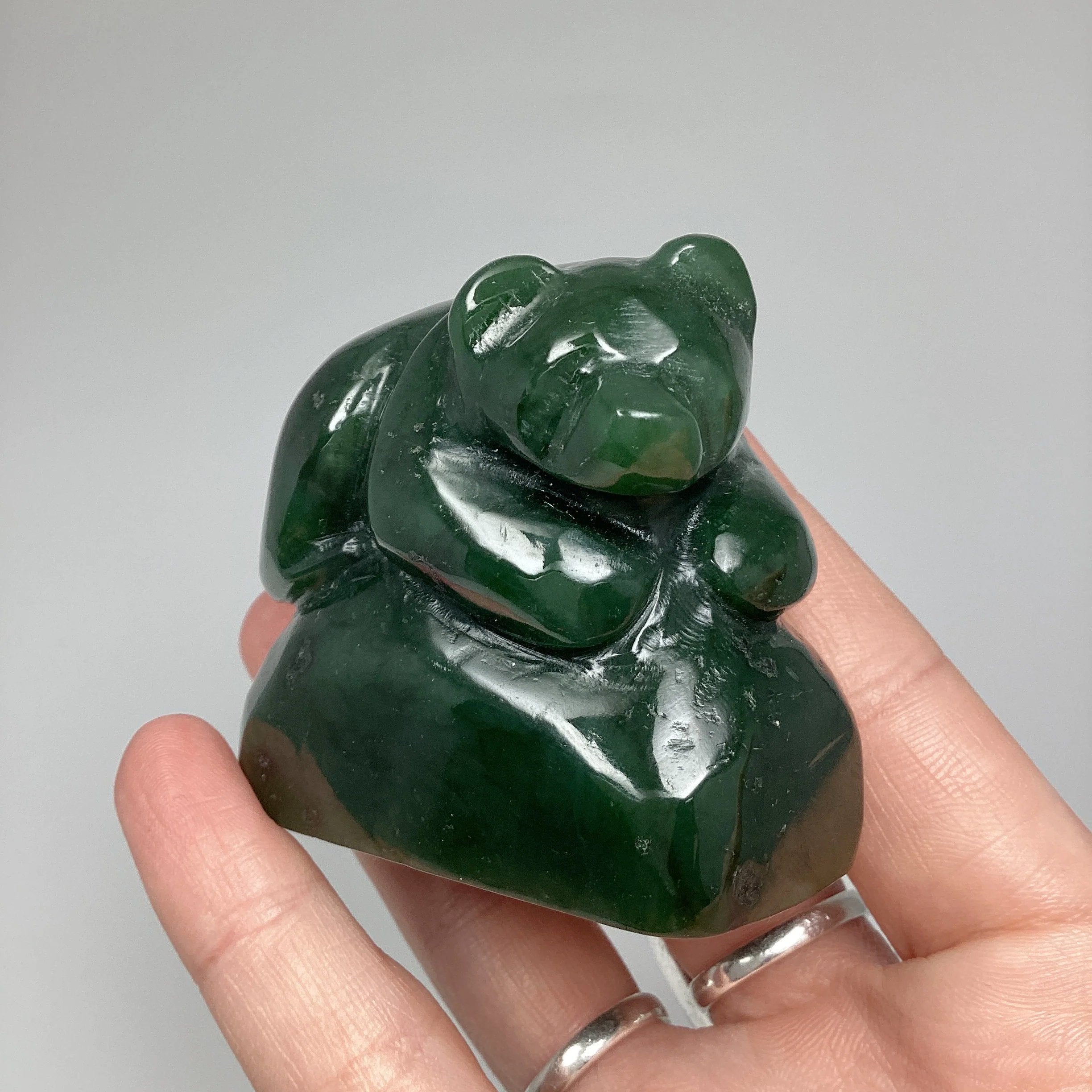 BC Jade Bear Carving