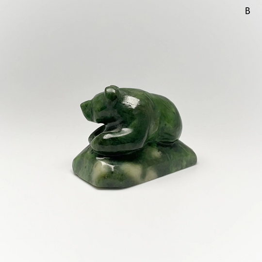 BC Jade Bear Carving