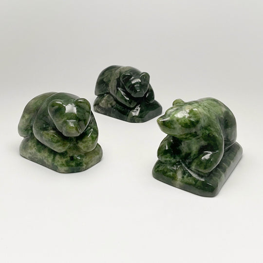 BC Jade Bear Carving