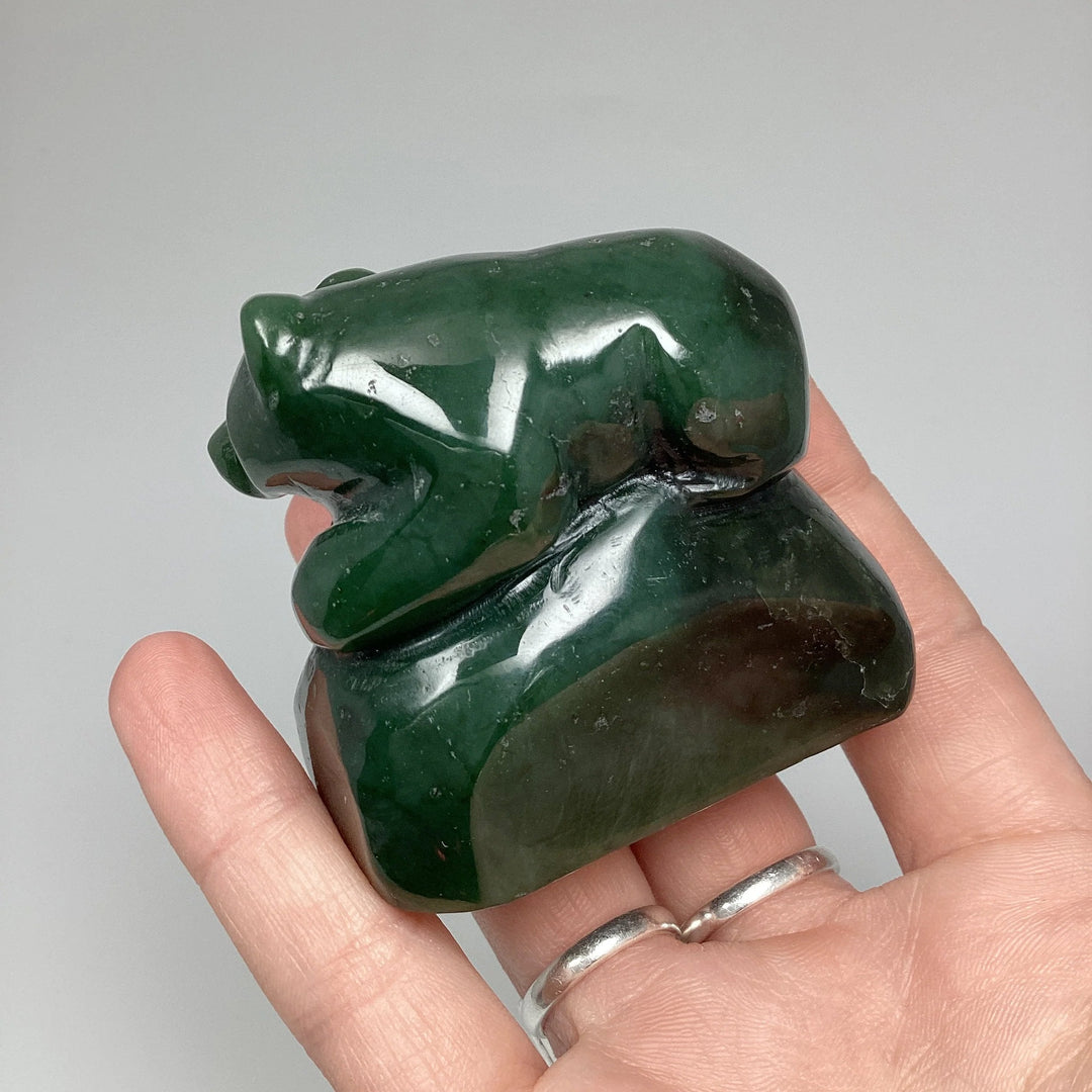 BC Jade Bear Carving