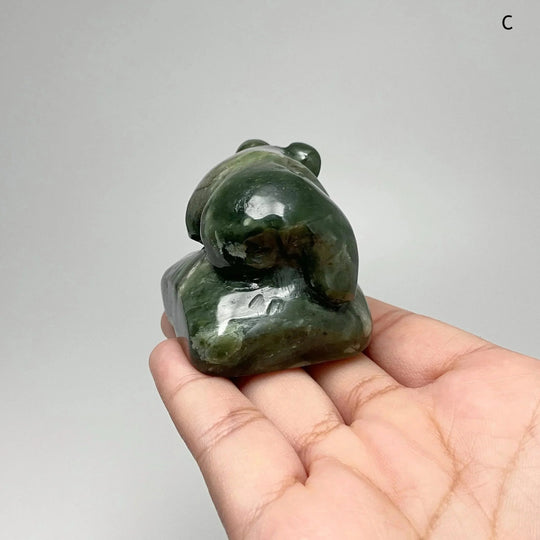 BC Jade Bear Carving