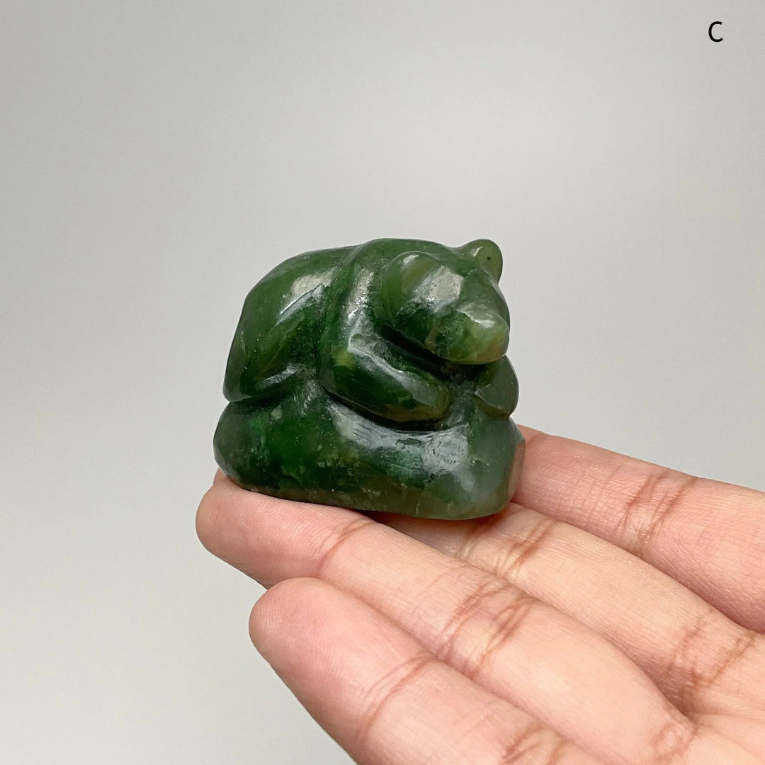 BC Jade Bear Carving