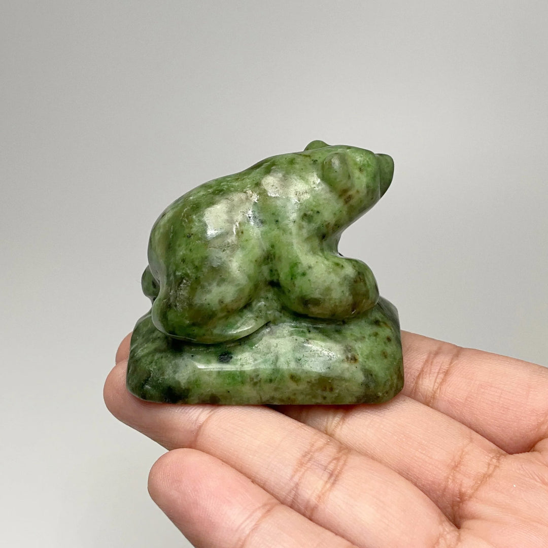 BC Jade Bear Carving