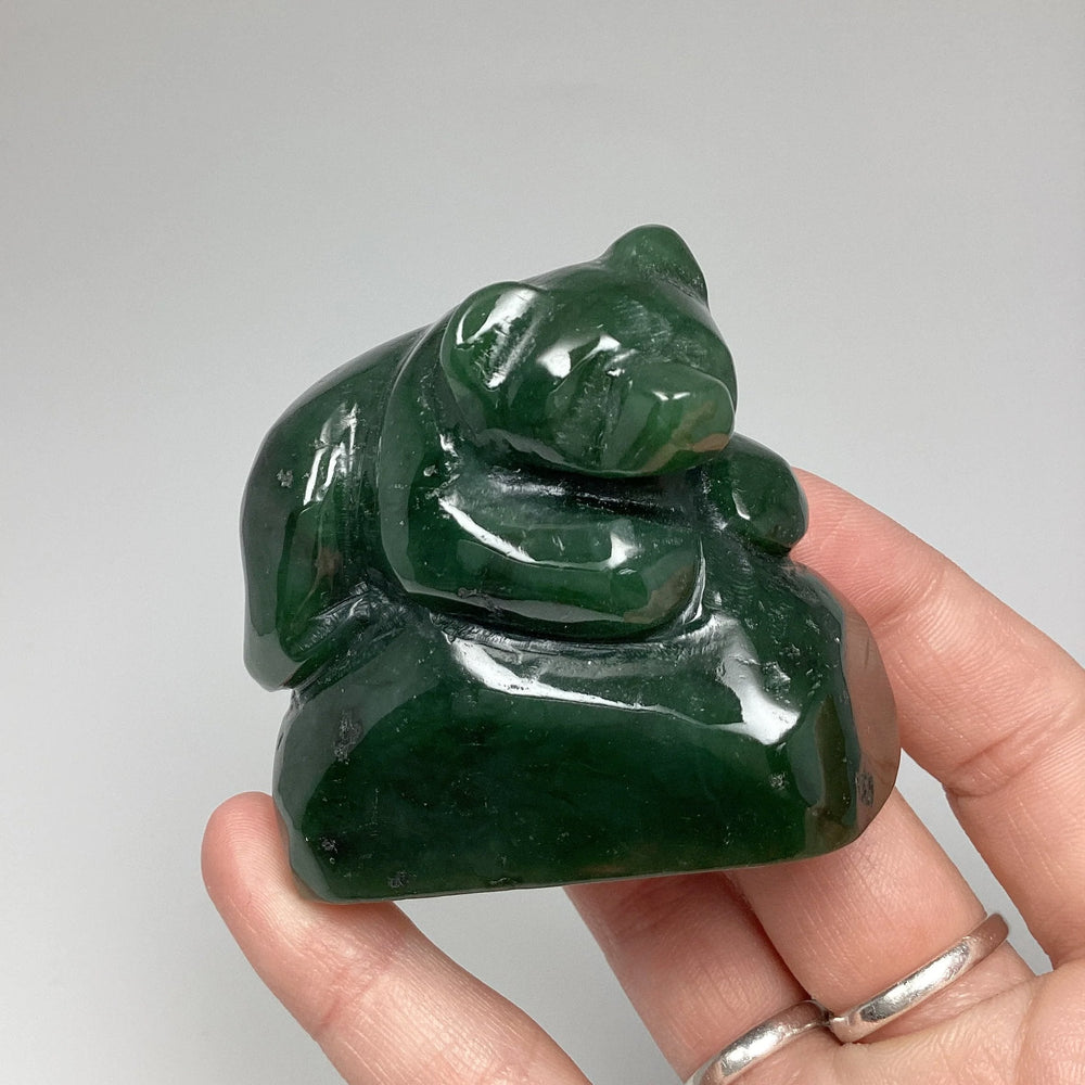 BC Jade Bear Carving