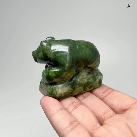 BC Jade Bear Carving