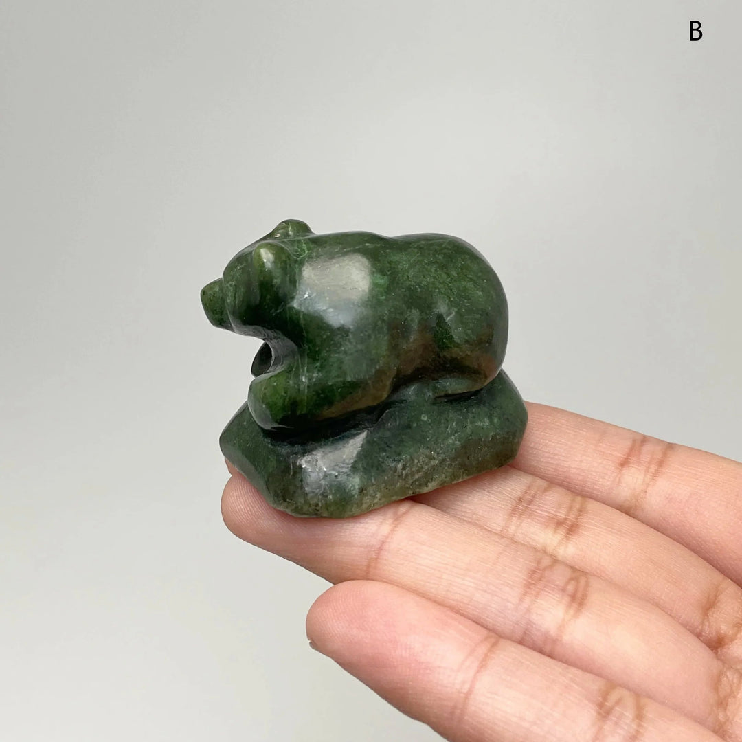 BC Jade Bear Carving