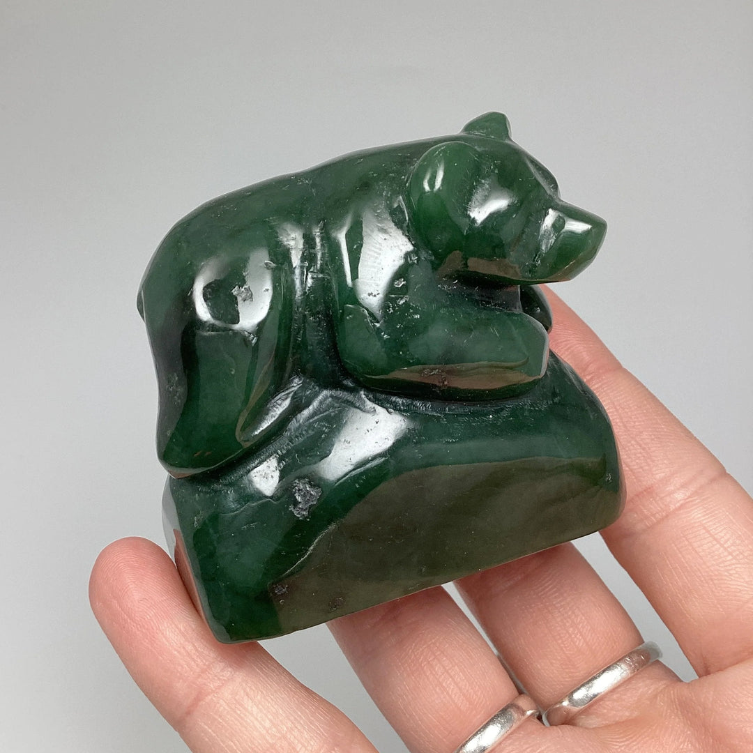 BC Jade Bear Carving