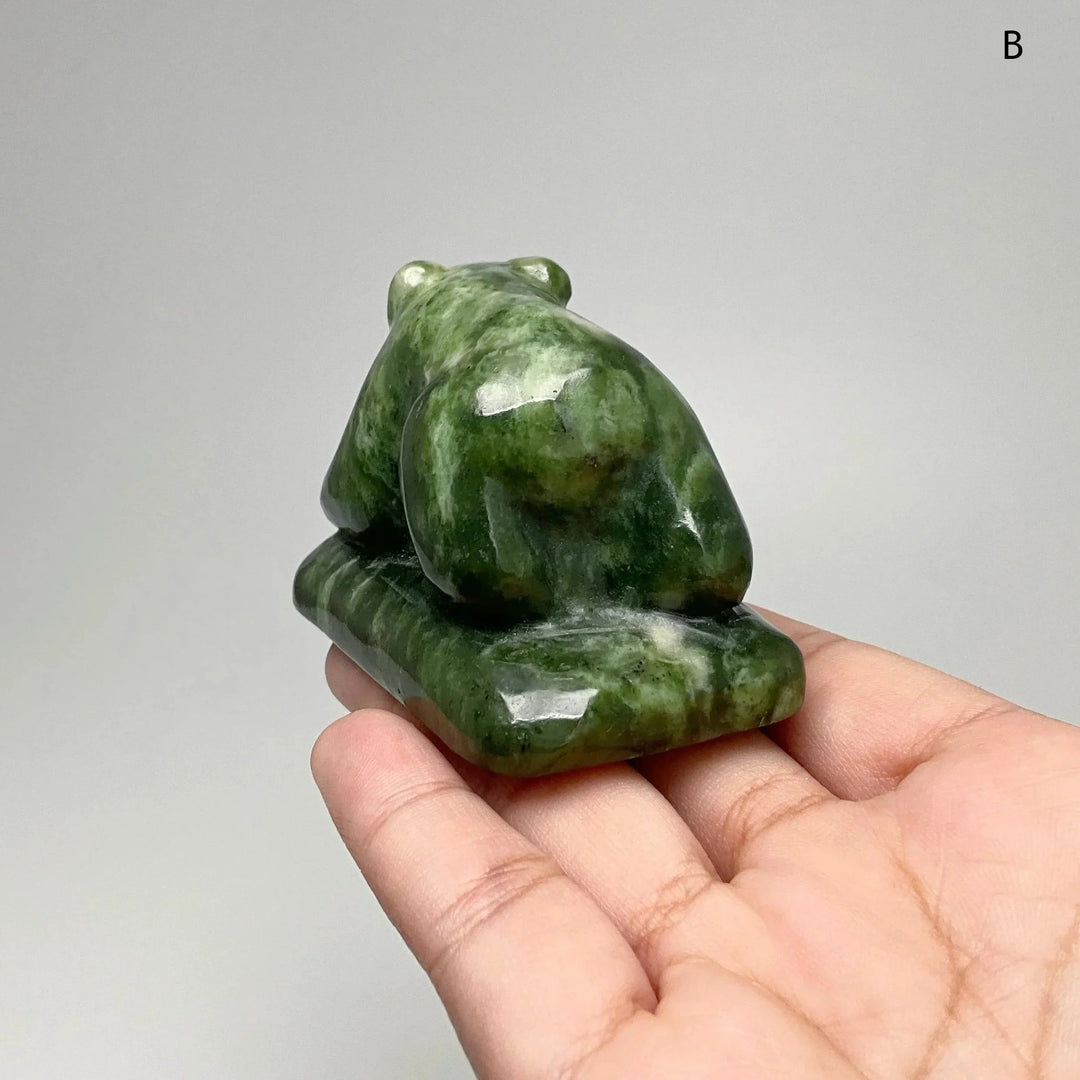 BC Jade Bear Carving