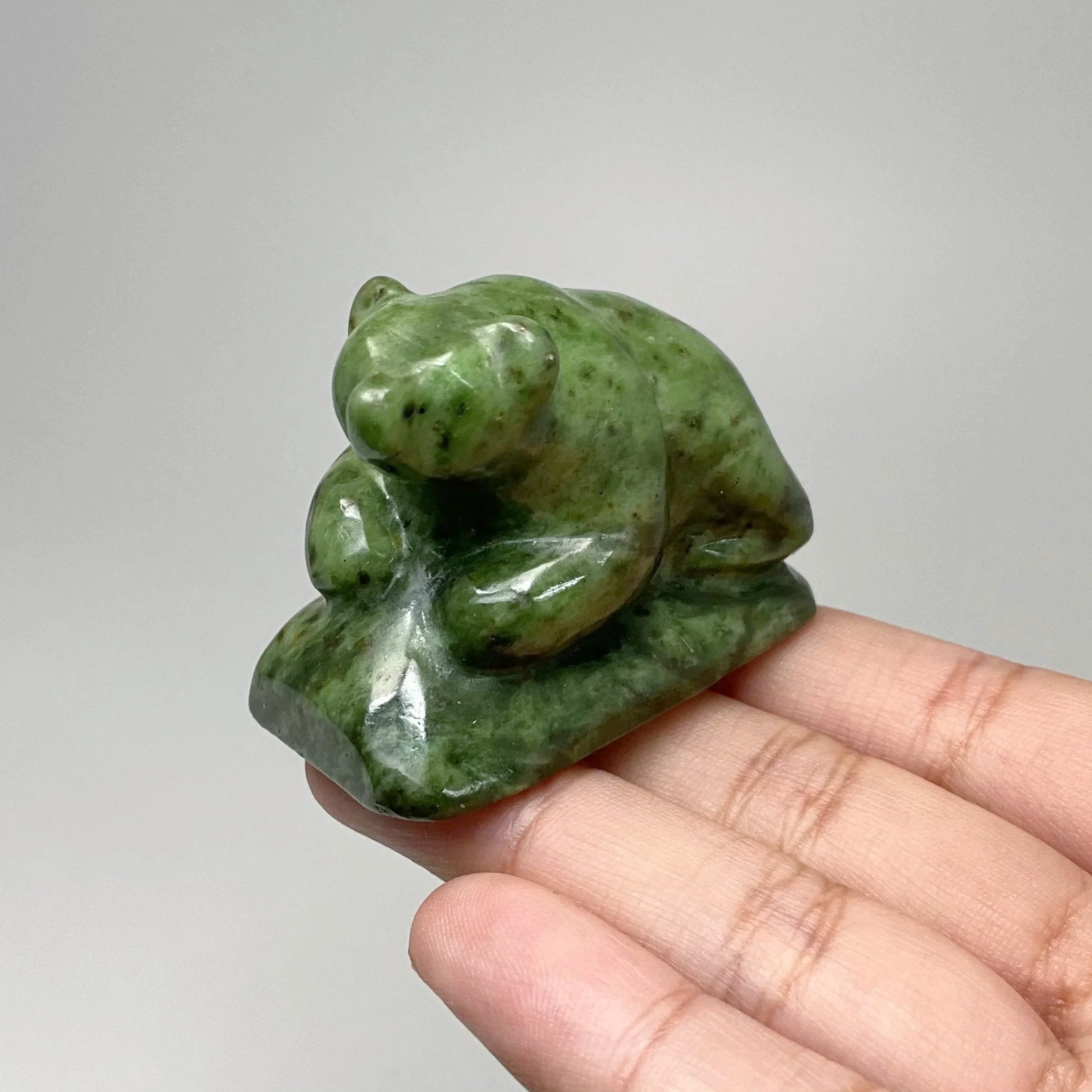 BC Jade Bear Carving