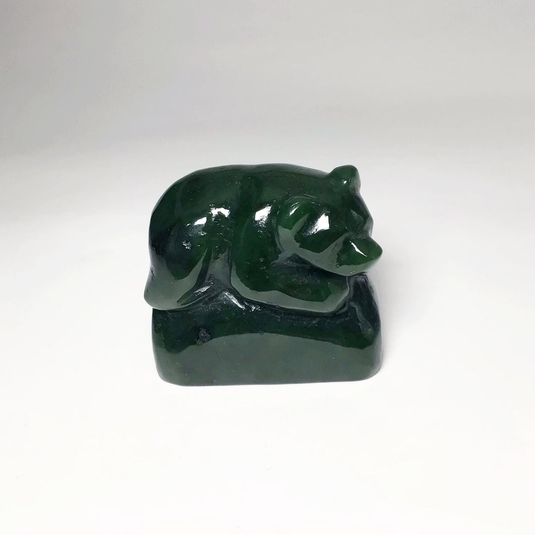 BC Jade Bear Carving