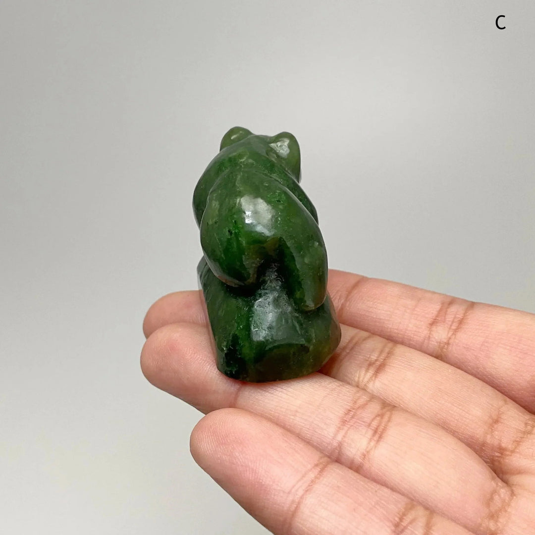 BC Jade Bear Carving