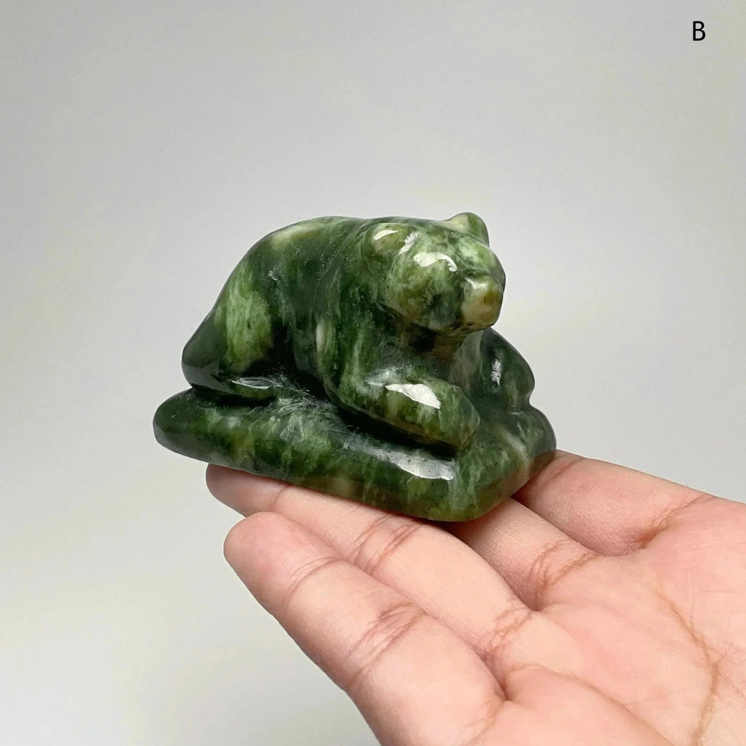 BC Jade Bear Carving