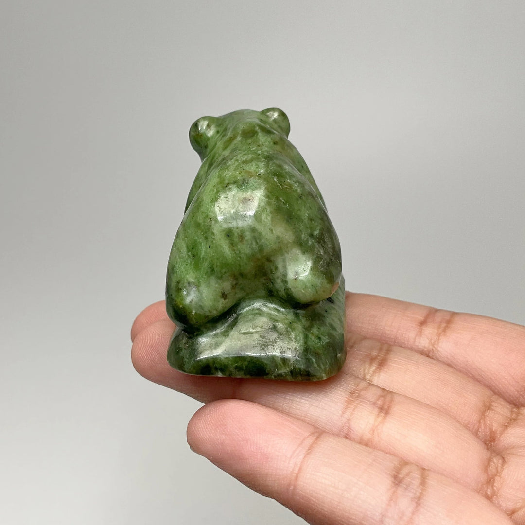 BC Jade Bear Carving