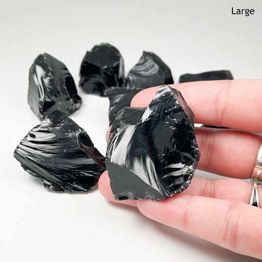 Black Obsidian Rough Chunk