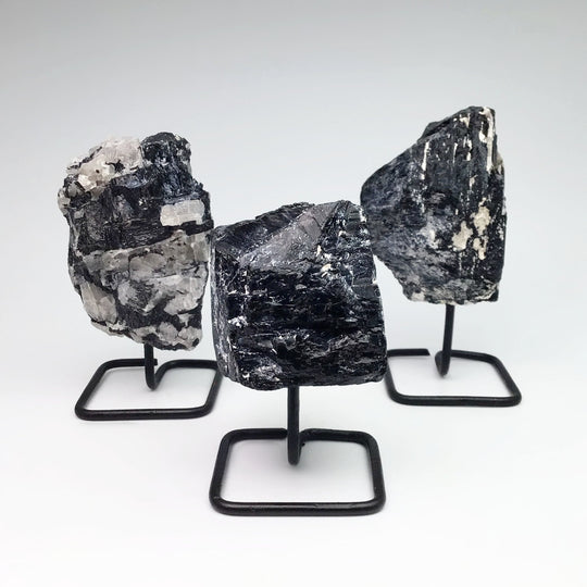 Black Tourmaline on Stand