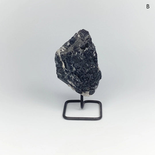 Black Tourmaline on Stand