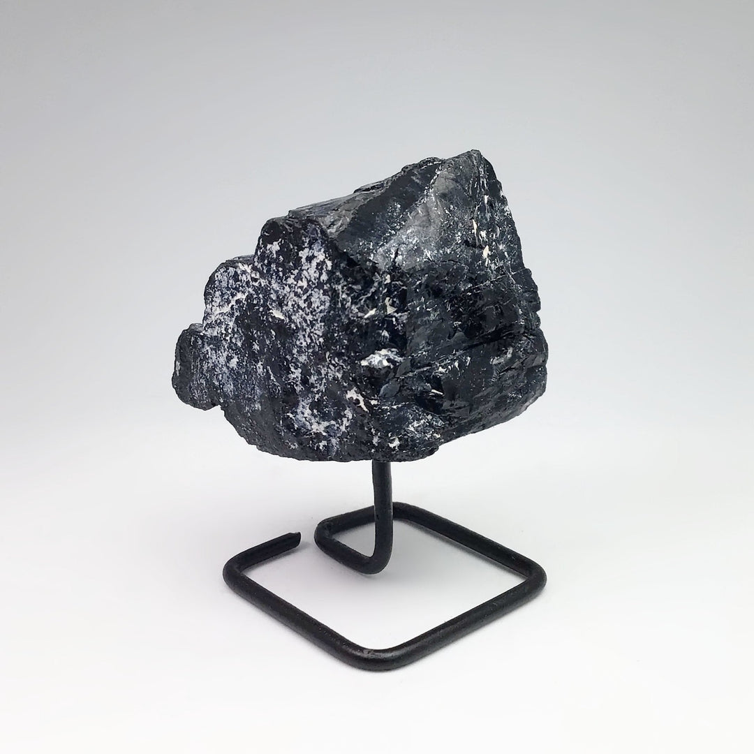 Black Tourmaline on Stand