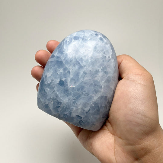 Blue Calcite Stand Up