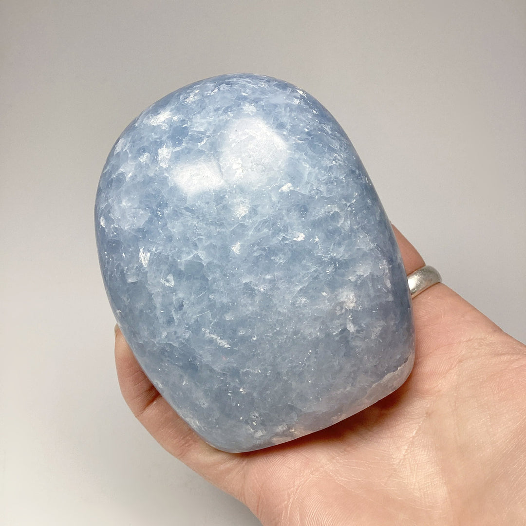 Blue Calcite Stand Up Freeform