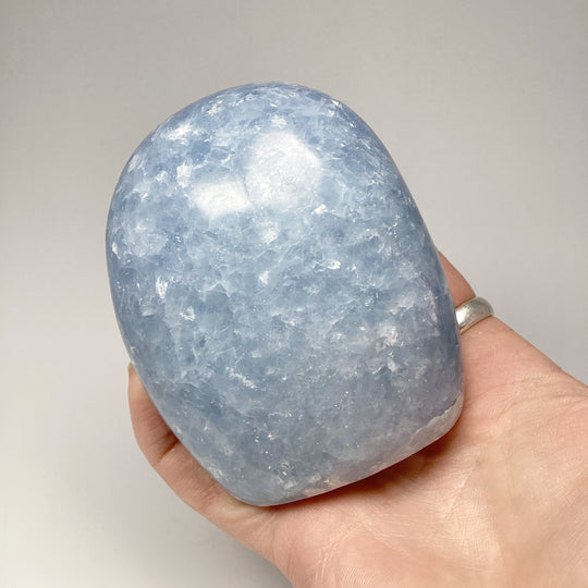 Blue Calcite Stand Up Freeform