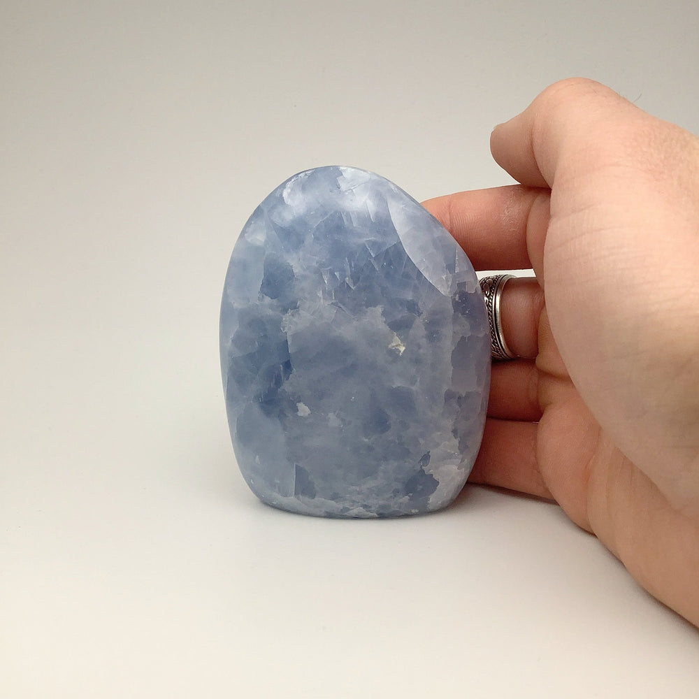 Blue Calcite Stand Up Freeform