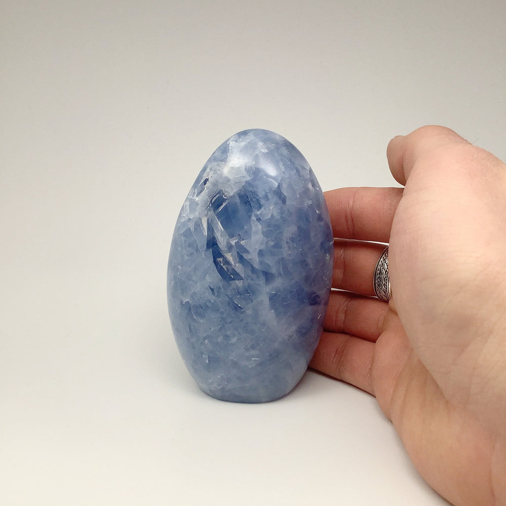 Blue Calcite Stand Up Freeform